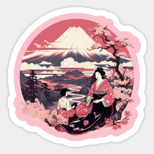 JAPANESE WOMAN Sticker